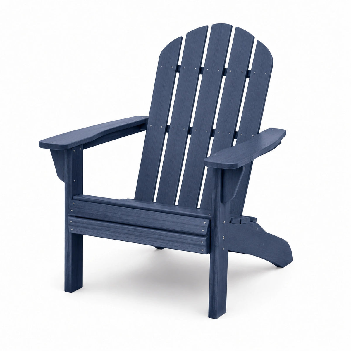 Adirondack Gartenstuhl 83×78×98 cm aus Holz Dunkelblau mit hoher Rückenlehne