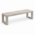 Gartenbank 180×40×45 cm Beton Grau modern wetterfest